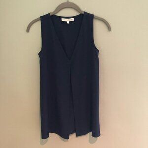 Ann Mashburn Silk Tank (Navy XS)